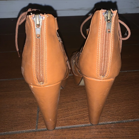 Charlotte Russe High Heel Lace Ups - Picture 3 of 3